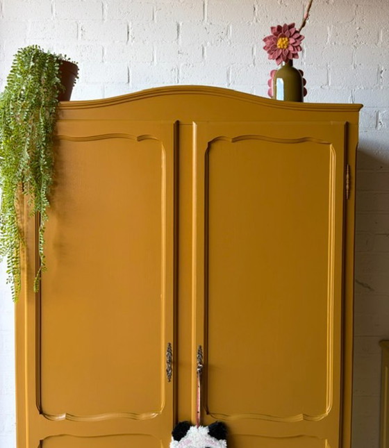 Vintage Antique Girls' Closet, Wardrobe Restyled – Wood (photo 6 of 19)