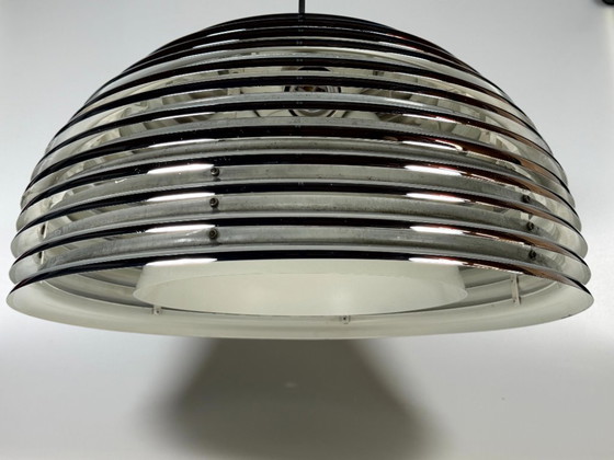 Image 1 of 60er 70er Jahre Deckenlampe Staff Leuchten Kazuo Motozawa Saturno Chrom Design