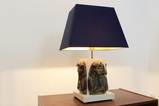 Esclusiva Lampada da tavolo Faraone Tutankhamon, Lampade da tavolo, Dorato (foto 6 di 11)
