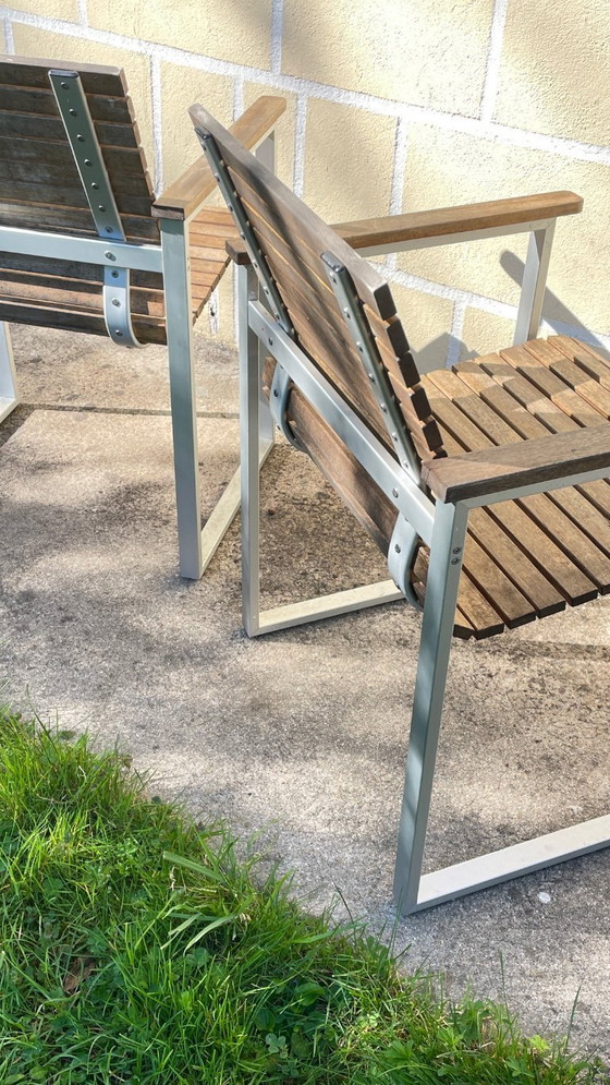 Image 1 of Pair of Esprit Karin Mobring armchairs from Ikea