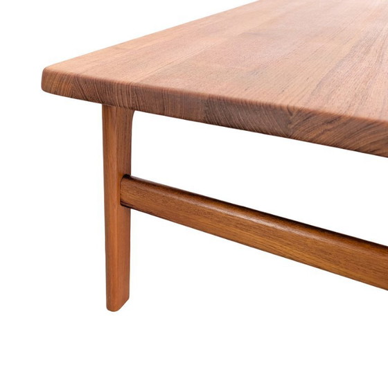Image 1 of Table basse vintage en teck de style Midcentury, design Niels Bach