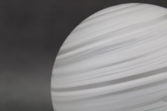 Image 1 of 1980s Italian Globe Glass Table Lamp