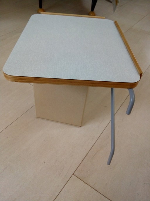 Set of 2 1950s bedside tables / headboard shelves