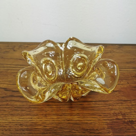 Image 1 of Vintage glass bowl, ashtray. Murano glass 008