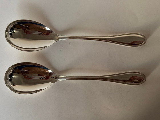 Image 1 of Service de table suédois Faden en argent massif Wilkens, composé de 16 pièces.