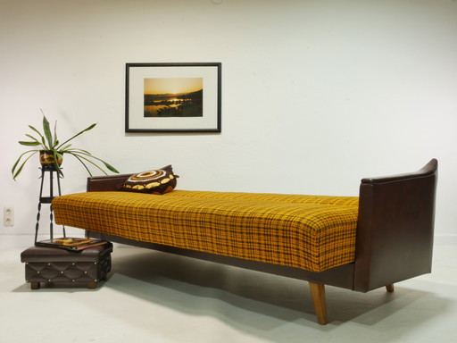 Vintage sofa, couch with sleeping function, 60s, Germany