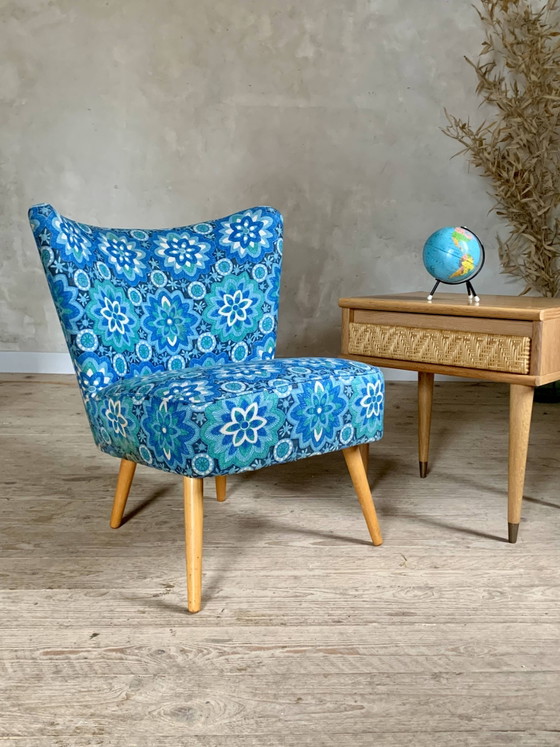Blauwe cocktailstoel – Fauteuils, Vintage (photo 8 of 9)
