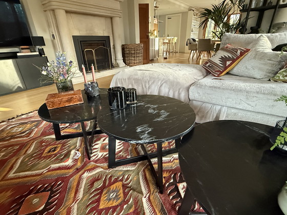 Image 1 of Round marble coffee table