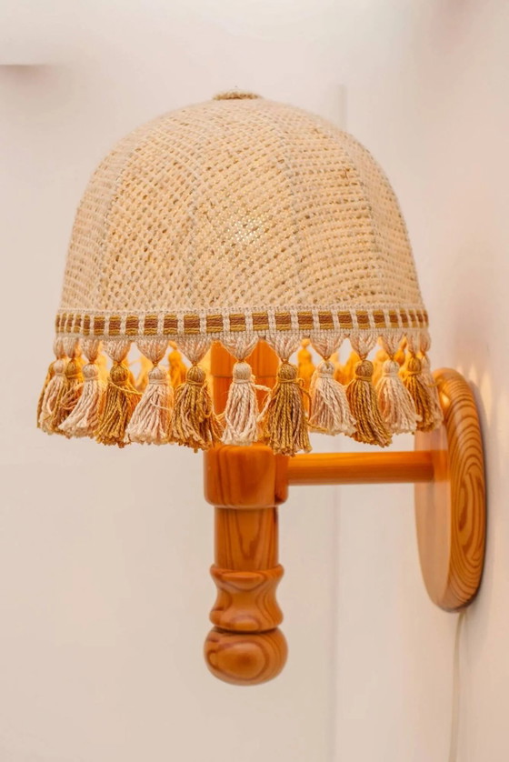 Applique scandinava anni '70 di Solbackens Svarveri in pino – Lana, Legno, Scandinavian (photo 13 of 17)