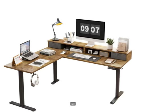 Escritorio 160x140cm ¡Nuevo! Escritorio eléctrico