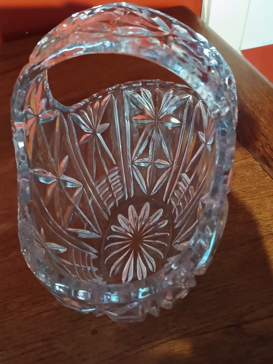 Set di 2 cestini vintage in cristallo tagliato. – Oggetti decorativi, Crystal (photo 7 of 9)
