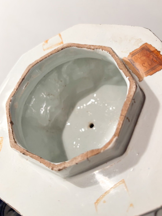 Vase en céramique blanche et bleu cobalt de Delft, début du XXe siècle – Ceramic (photo 7 of 10)