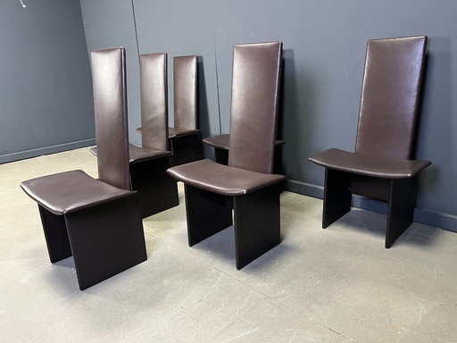 Rennie Esszimmerstühle von Kazuhide Takahama, 1970, 6er-Set