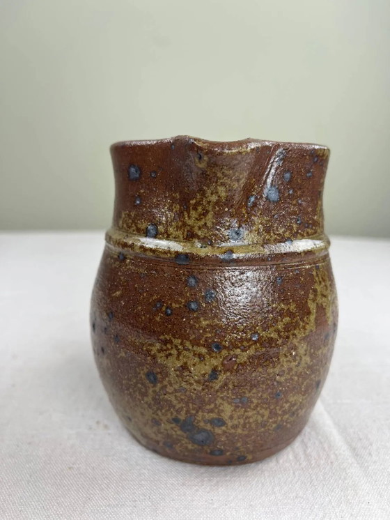 Jarra de leche de piedra pirita – Vasos y jarras, Porcelain, Brutalist (photo 3 of 8)