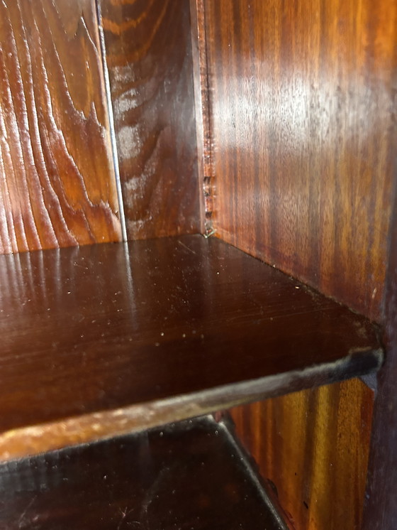 Image 1 of Antiek Edwardiaans Bureau met Ingelegd Bloemendetail - Begin 20e Eeuw Elegantie tijdloos raffinement met