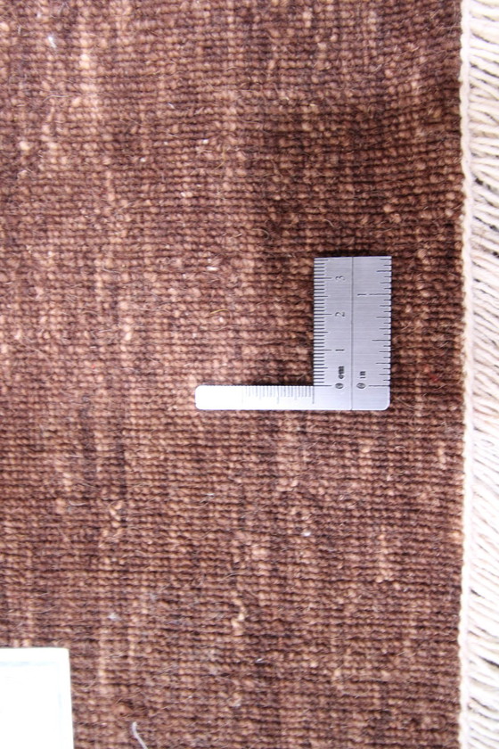 Image 1 of Modern Gabbeh Loom Eenkleurig Handgeknoopt Tapijt 292 X 203 Cm Nieuw Tapijt