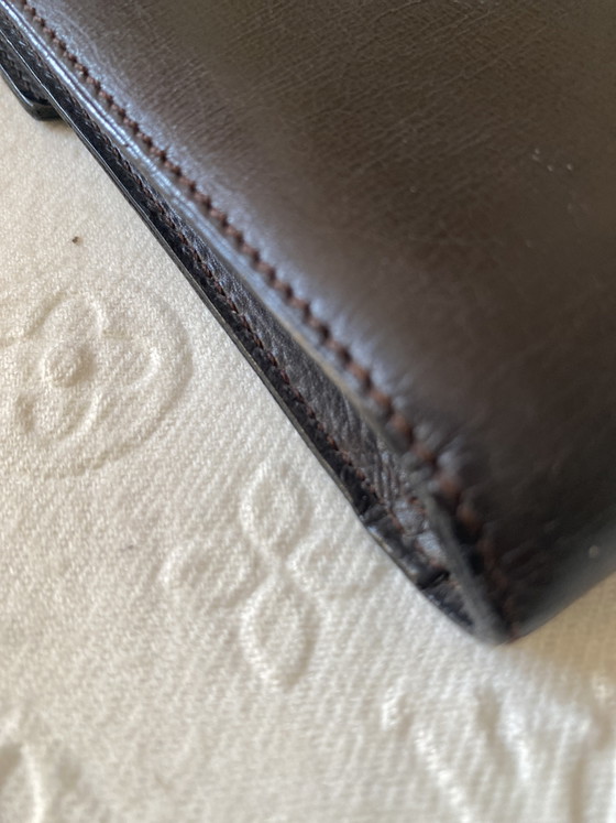 Image 1 of Delvaux clutch vintage nappa brown
