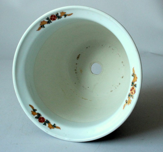Image 1 of Rare petit pot de fleurs en céramique asiatique - vintage