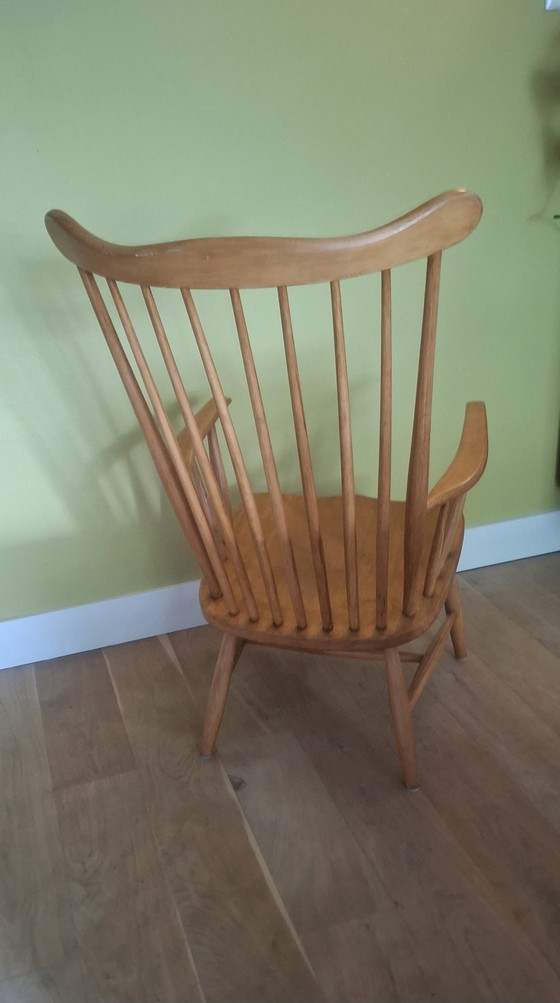 Image 1 of Scandinavian vintage spindle chair