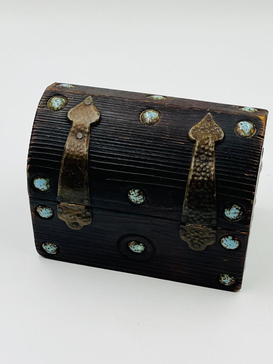 Vintage Capo Esmaltes Treasure Box - Spain 1970 – Decorative Objects, Copper, Wood (photo 4 of 14)