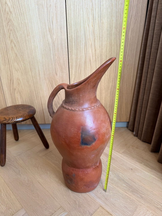 Large antique terracotta jug – Vases, Ceramic (photo 3 of 6)