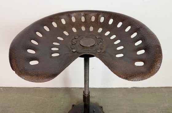 Image 1 of Vintage Industrial Swivel Chair, 1950s