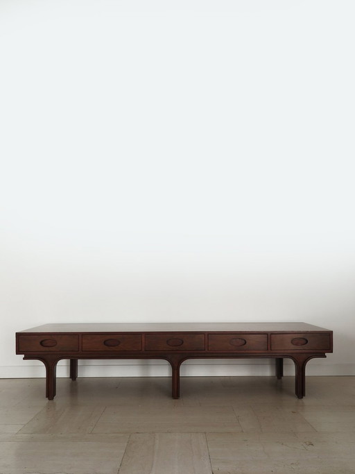 Wooden Coffee table by Gianfranco Frattini for Bernini, Italy, 1960