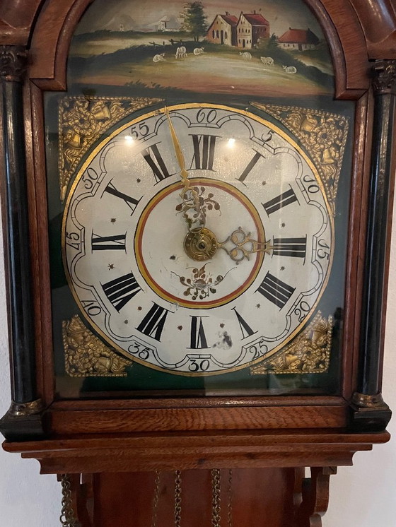Image 1 of Antique Frisian grandfather clock circa 1850