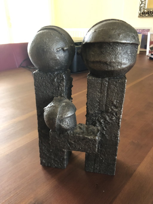 Statua di metallo