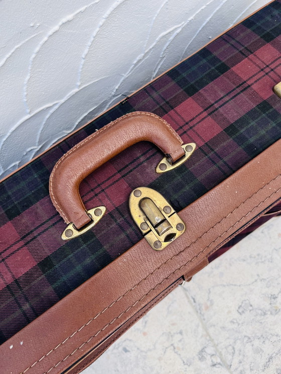 Image 1 of Coppia di valigie decorative scozzesi d'epoca