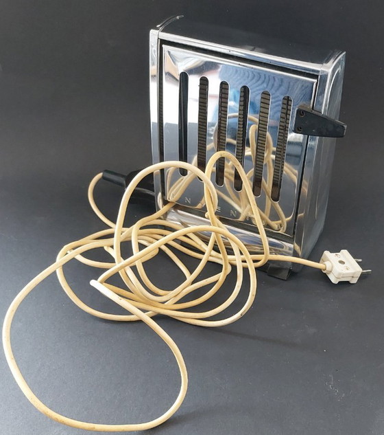 Image 1 of Two Inventum vintage chrome toasters