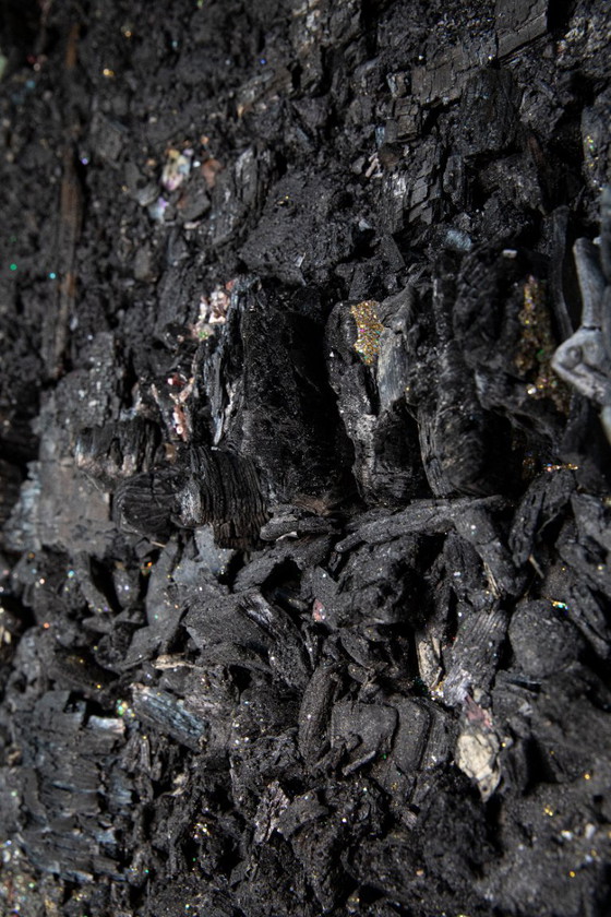 Image 1 of Erol Oztan – Shredded Dreams – Unique mixed media wall sculpture – GMK Series – 2023