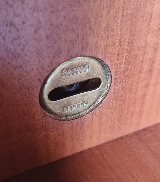 Image 1 of Dressoir van teakhout in Scandinavische stijl - Arnø meubels - jaren 1950/60