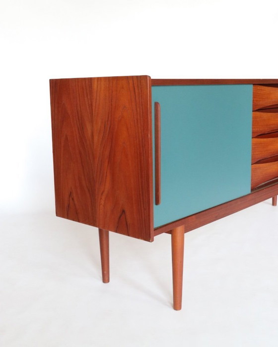 Image 1 of Vintage Danish design teak TV cabinet sideboard