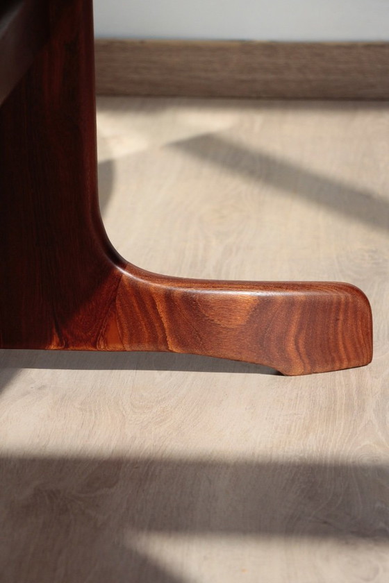 Image 1 of Oval teak dining table - 6 to 8 people - Fresco model - G Plan