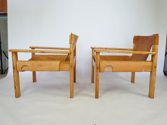Image 1 of 2xKarin Mobring Natura Loungestoel Vintage Ontwerp Mid Century