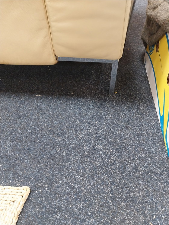 Image 1 of 1 divano in pelle Zanotta anni '70 a 3 posti e mezzo. Prodotto in Italia