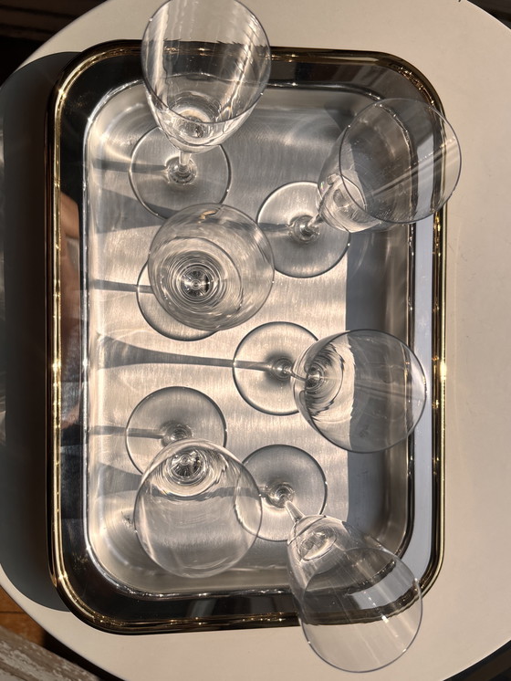 Image 1 of Baccarat Dom Perignon crystal Flutes Baccarat 6p. 