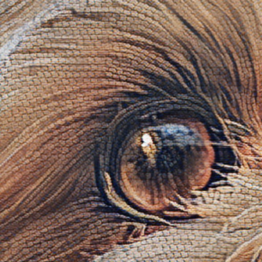 Shih-Tzu -2021- Elena Vittori- Heritage Fresco Style- Hahnemühle on Dibond -75 x 100 cm
