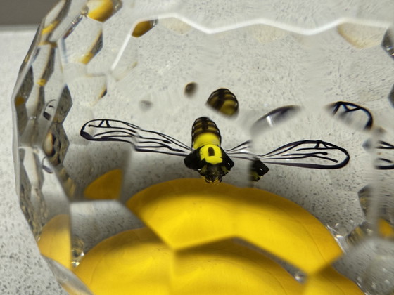 Image 1 of Saint-Louis - Exclusive Crystal Paperweight "Nid d'Abeilles" - Limited Edition (28/150) - 1996