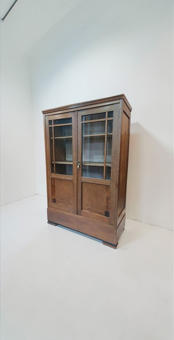 Image 1 of Antiker Art-Deco-Schrank mit Bücherregal