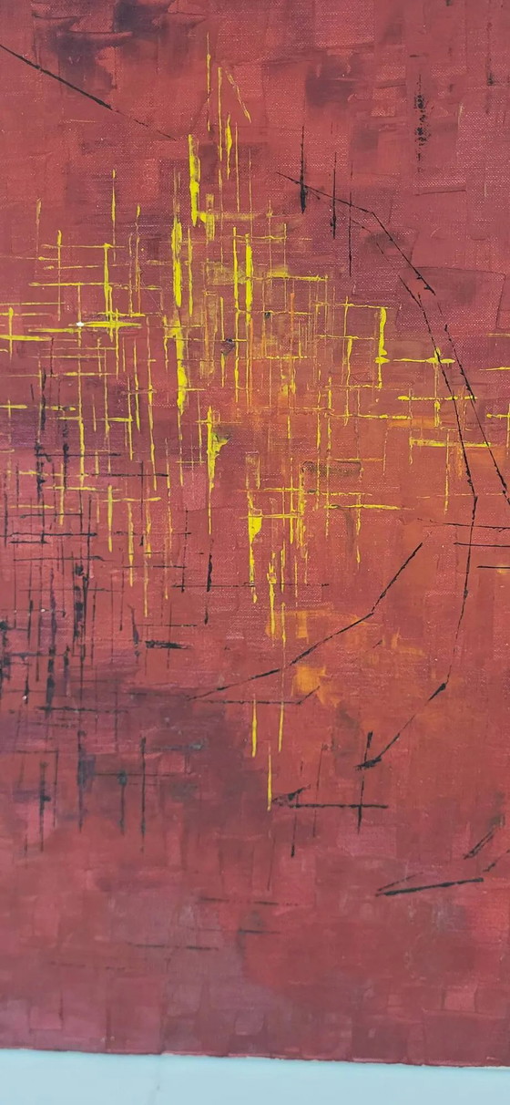 Pittura astratta / Xavier Descamps – Dipinti e disegni, Canvas, Abstract (photo 2 of 6)