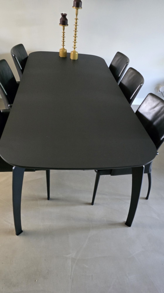 6 sedie da pranzo Jori Mikono + tavolo da pranzo Feniks – Leather (photo 4 of 6)