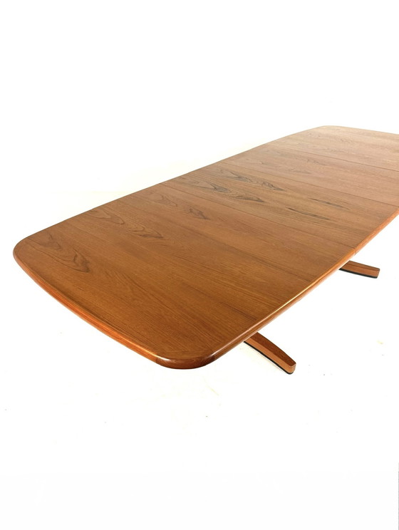 Image 1 of Tavolo da pranzo vintage XXXL estensibile in teak anni '80