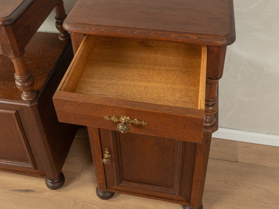 Image 1 of 2x antique bedside tables from the 20s