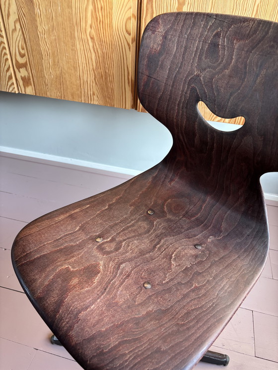 Image 1 of Vintage Galvanitas school chair, Pagholz 15104 'Smiley'
