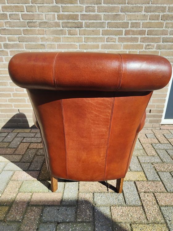 Image 1 of Fauteuil design en cuir de mouton Muylaert