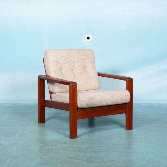 Image 1 of Midcentury armchair teak Danish design Japandi lounge chair