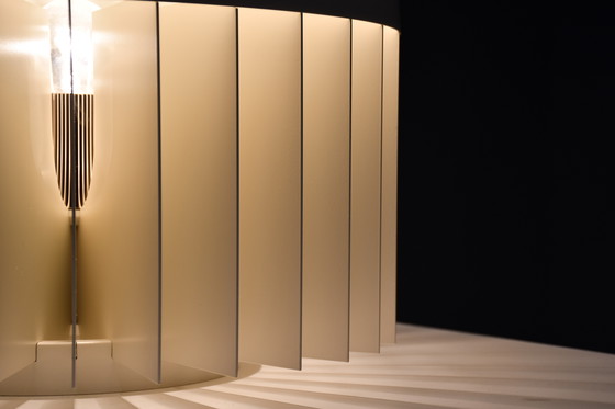Image 1 of Large Metal 'MT' Table / Floor Lamp by Giancarlo Mattioli for Sirrah, Italy 1969
