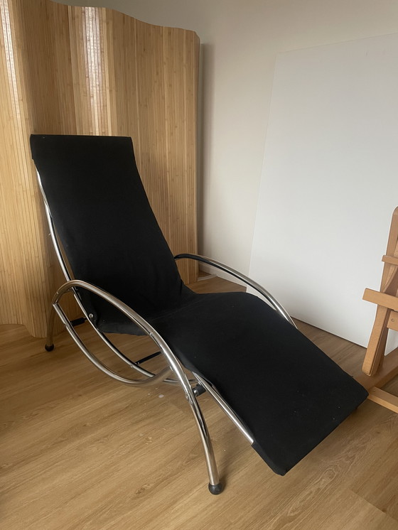 Image 1 of Unique Vintage Rocking Chair With Adjustable Base - Multifunctional Design From The 1970s